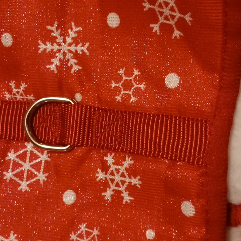 Red Snowflake Pet Harness. NWT - Picture 2 of 10